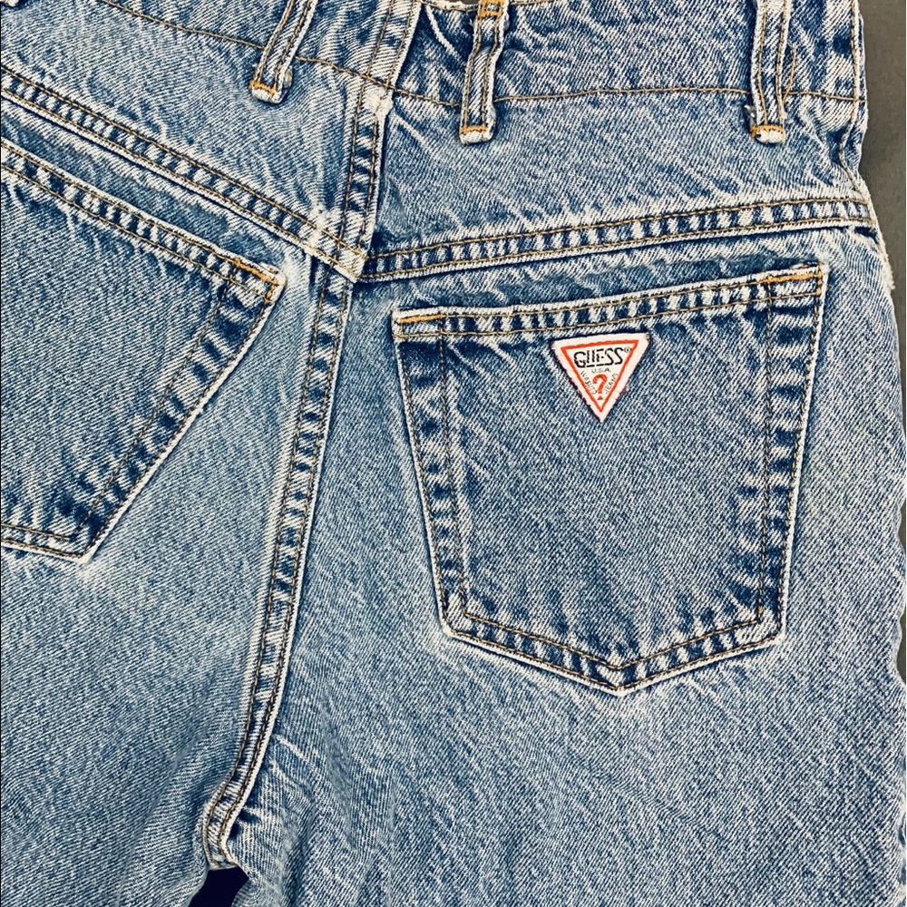 Vintage Guess High Rise Mom Jeans Button Fly